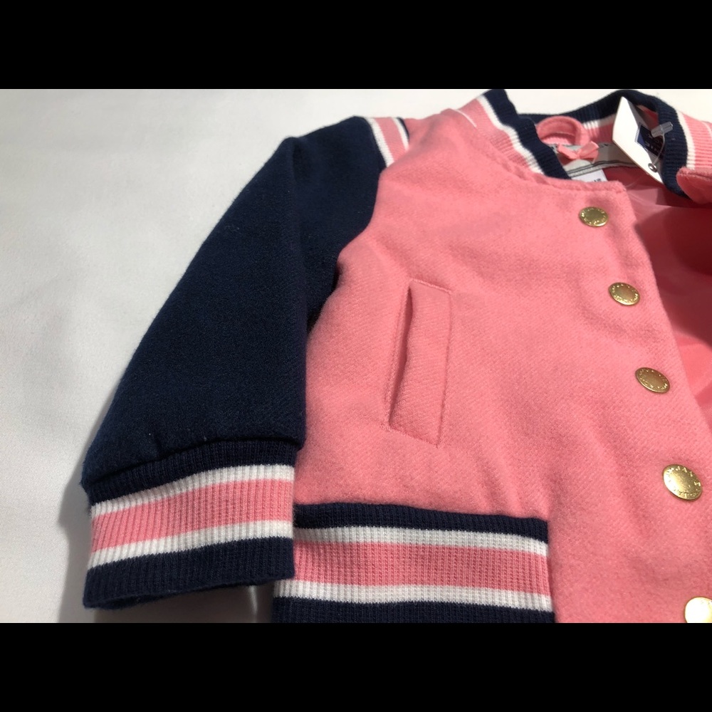 Janie and Jack Baby girl Varsity Jacket - Picture 2 of 3